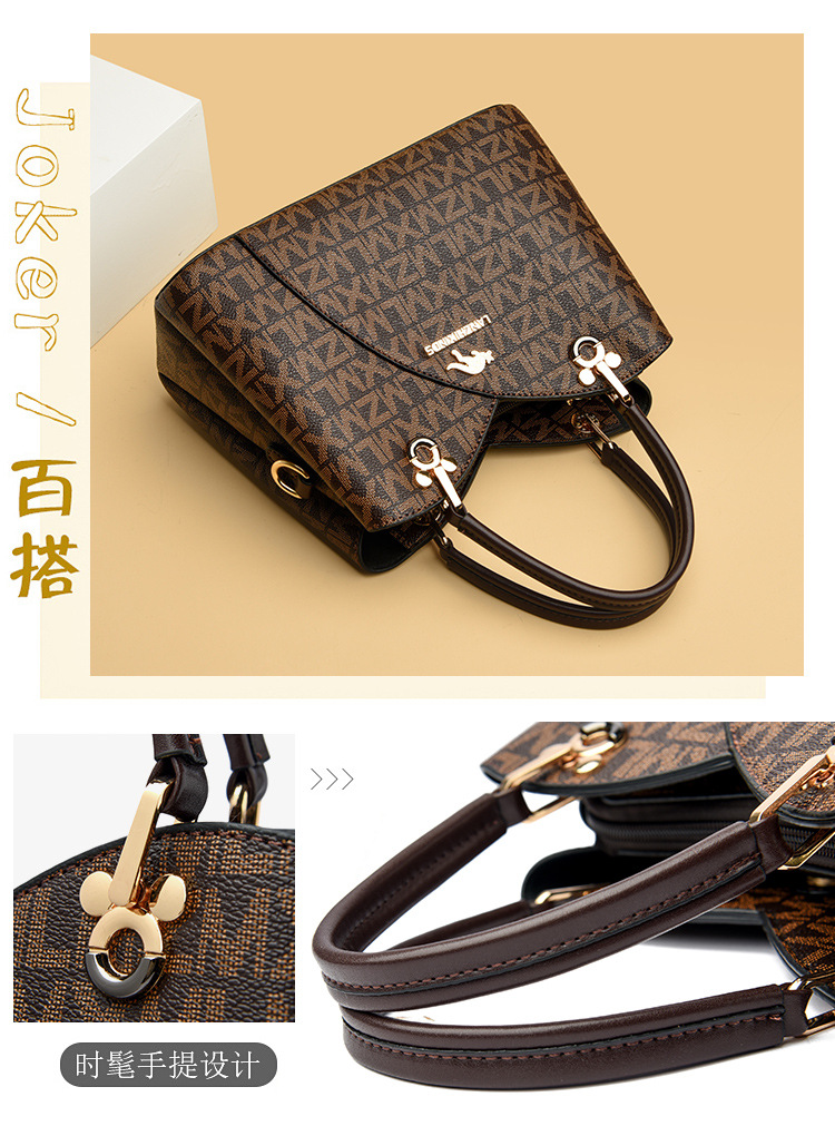 Xin Kangaroo Soft Leather Bag 2023 New Style Atmospheric Mother Handbag Fashionable Middle-aged Crossbody Shoulder Bag - Image 15