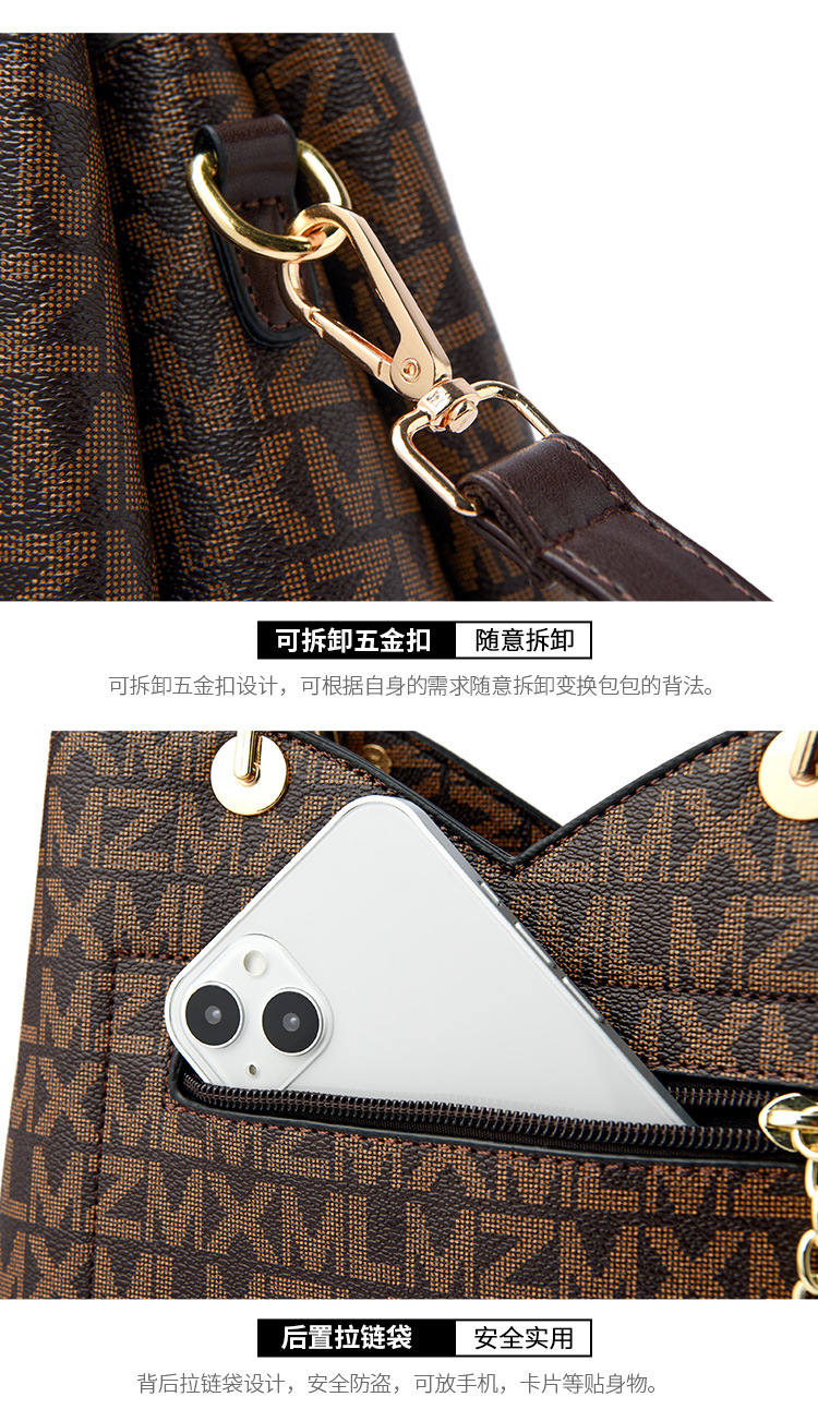 Xin Kangaroo Soft Leather Bag 2023 New Style Atmospheric Mother Handbag Fashionable Middle-aged Crossbody Shoulder Bag - Image 35