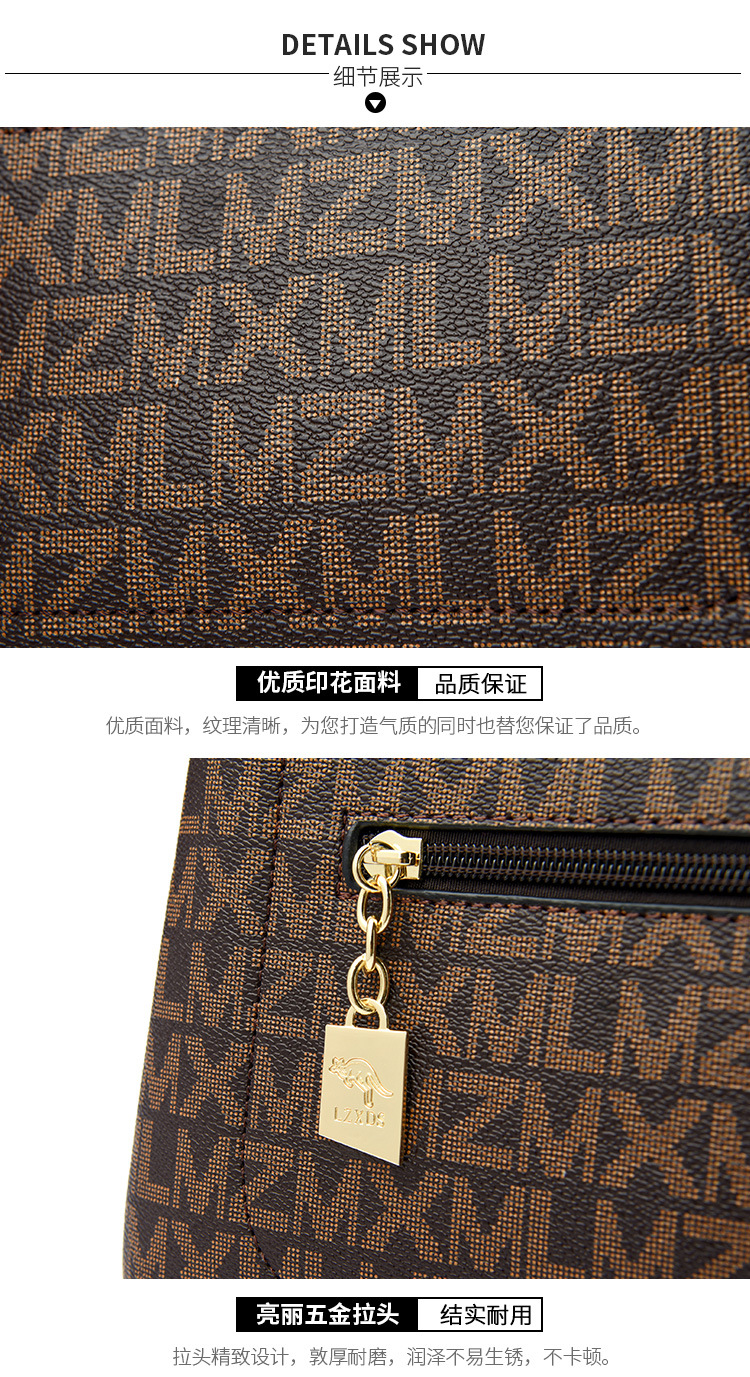 Xin Kangaroo Soft Leather Bag 2023 New Style Atmospheric Mother Handbag Fashionable Middle-aged Crossbody Shoulder Bag - Image 33