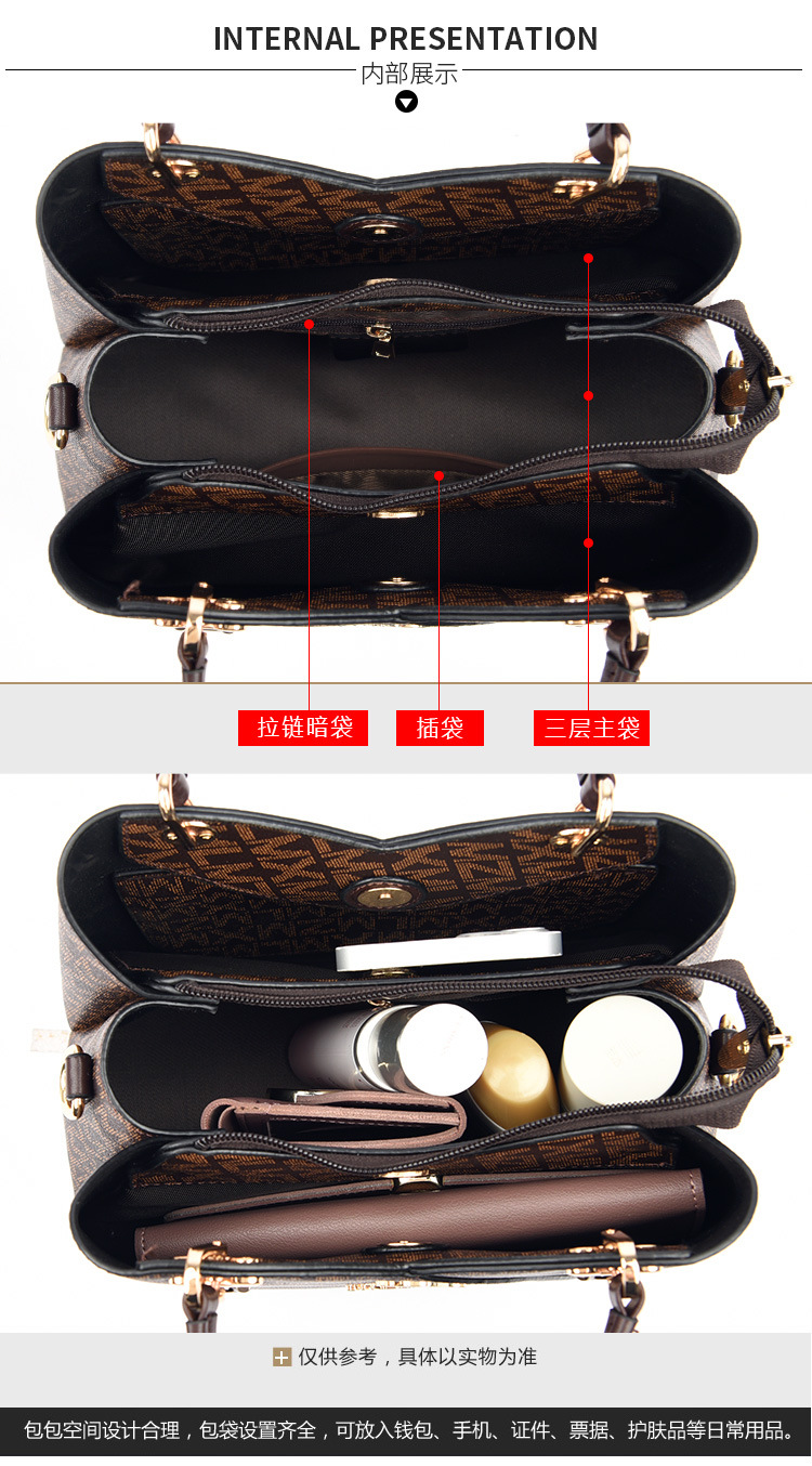 Xin Kangaroo Soft Leather Bag 2023 New Style Atmospheric Mother Handbag Fashionable Middle-aged Crossbody Shoulder Bag - Image 36