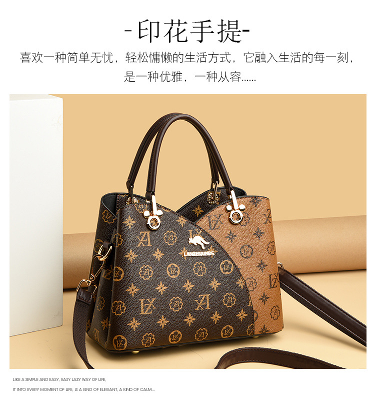 Xin Kangaroo Soft Leather Bag 2023 New Style Atmospheric Mother Handbag Fashionable Middle-aged Crossbody Shoulder Bag - Image 18