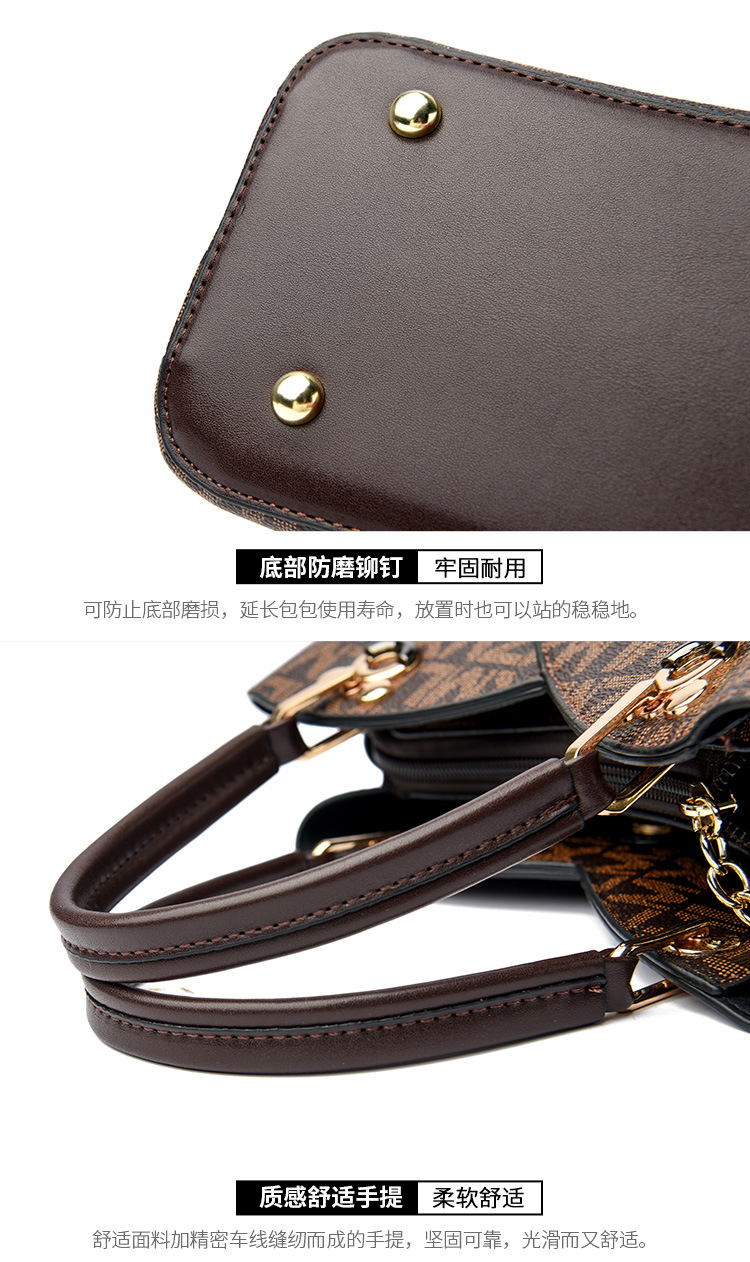 Xin Kangaroo Soft Leather Bag 2023 New Style Atmospheric Mother Handbag Fashionable Middle-aged Crossbody Shoulder Bag - Image 34