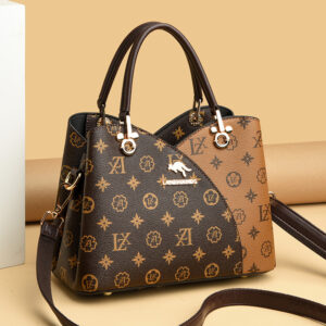 Xin Kangaroo Soft Leather Bag 2023 New Style Atmospheric Mother Handbag Fashionable Middle-aged Crossbody Shoulder Bag
