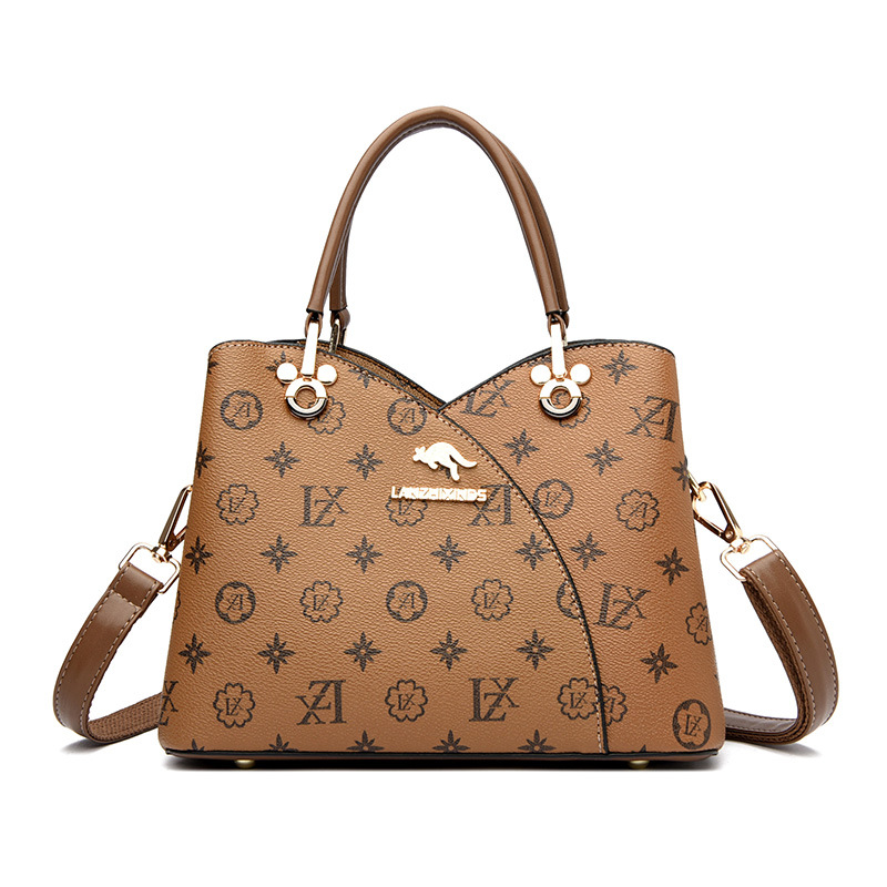 Xin Kangaroo Soft Leather Bag 2023 New Style Atmospheric Mother Handbag Fashionable Middle-aged Crossbody Shoulder Bag - Image 7